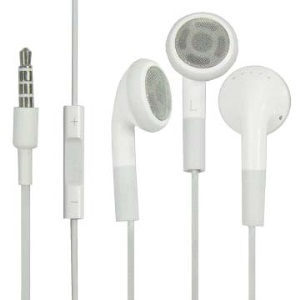 Stereo Headset Earphone with Mic and Remote Control for iPhone 4S 4 3GS (Original Material)