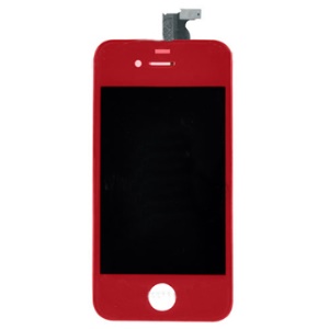 Red iPhone 4 LCD Digitizer Middle Bezel Assembly Parts