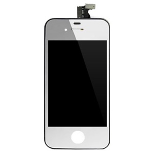 Mirror Silver iPhone 4 LCD Touch Screen Middle Bezel Assembly
