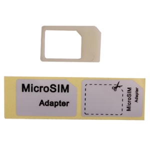 Micro Sim Card Adapter with Cutter Sticker for iPhone 4