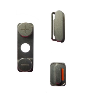 3 in 1 Side Button Power Volume Mute Key Kit for iPhone 4 4G