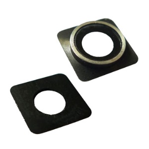 Origianl Back Camera Module Lens Cover w/ Chrome Ring for iPhone 4 Repair Part