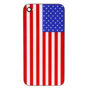 Popular American National Flag iPhone 4G Hard Plastic Back Housing Cover