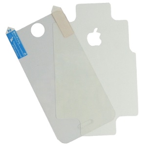 iPhone 3G & 3GS Front Screen Protector + Back Skin Protector + Free Clean Cloth