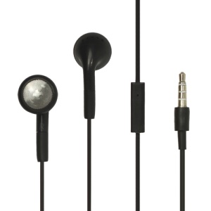 iPhone 3GS 3G Stereo Earphones with Remote and Mic - Black