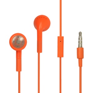 iPhone 3GS/3G Stereo Earphones with Remote and Mic - Orange