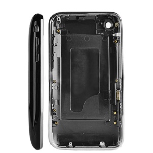 iPhone 3G 16GB Back Cover Housing with Middle Bezel Frame - Black