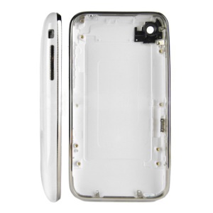 iPhone 3G 16GB Back Cover Housing with Mid Bezel Frame - White