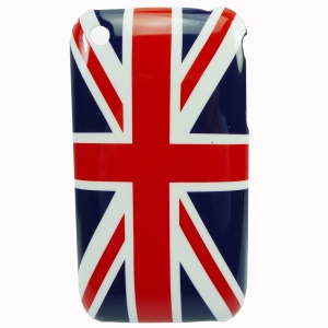 Polished UK Flag Hard Case for iPhone 3G & iPhone 3GS