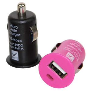 Colorful USB Auto Car Charger Adapter for iPod iPhone 4S 4 3GS 3G iPod