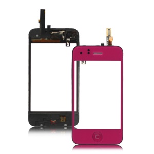 iPhone 3GS Touch Screen Digitizer with Small Parts Assembly - Rose