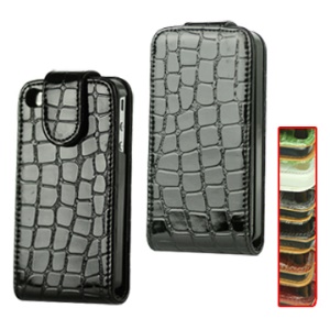 Crozzling Vertical Leather Flip Case for iPhone 4 4S (All Versions)
