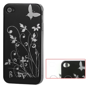 iPhone 4 Hard Shell Case with Flowering Plant Pattern