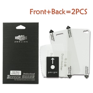 Frosted Anti-Glare Screen Protector for iPhone 4 & 4S - Front and Back