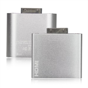 Dock to HDMI / Mini USB Adapter for iPad, iPad 2, iPhone 4, iPod Touch 4