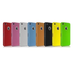 Frosted Textured Protective Decal Skin Sticker for iPhone 4