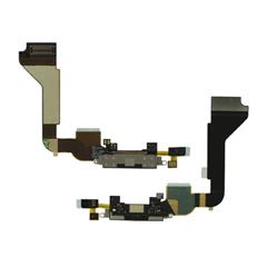 Dock Connector Charging Port Flex Cable for iPhone 4 4G OEM - Black