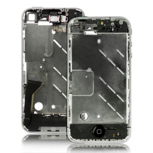 Apple iPhone 4 Middle Plate Frame Assembly Replacement Parts - Silver