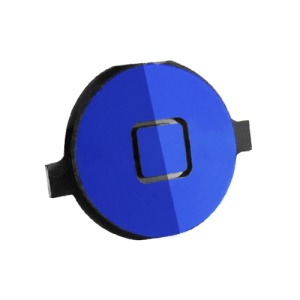 Electroplating Home Button Replacement for iPhone 4 - Blue