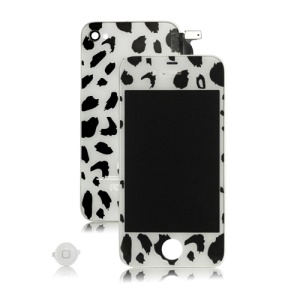 Black Dot iPhone 4 Conversion Kit (LCD Assembly + Back Housing + Home Button)