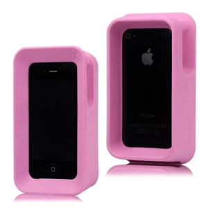 iPhone 4 4S Arkhippo 2 Max Protection Stand Case Cover - Pink