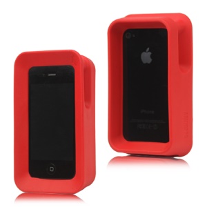 Arkhippo 2 Stand Max Protection Case Cover for iPhone 4 4S - Red