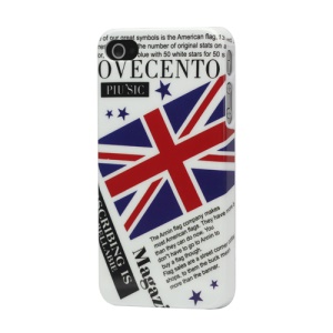 Union Jack Flag Hard Plastic Case for iPhone 4 4S