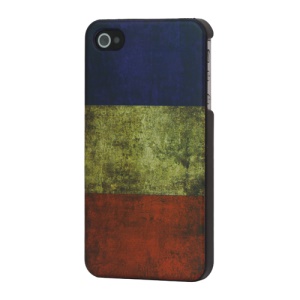 Vintage French Flag Hard Cover for iPhone 4 4S