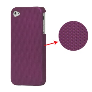 Dream Mesh Hard Plastic Case Cover for iPhone 4 4S - Purple