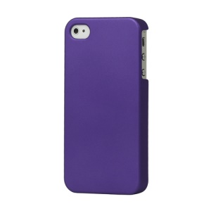 Rubberized Hard Case Cover for iPhone 4 4S - Purple