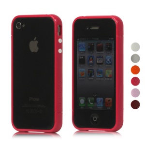 Stylish Plastic Bumper Frame Case Cover for iPhone 4 4S