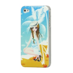 Beauty High Glossy Hard Plastic Case Cover for iPhone 4 4S