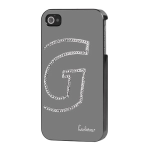 Eileen G-Lime Series Diamond Case for iPhone 4 4S - Shadow Black