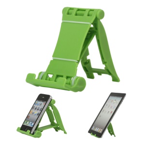 Portable Multi-angled Stand Holder for The New iPad iPhone 4S iPod Touch HTC One X - Green