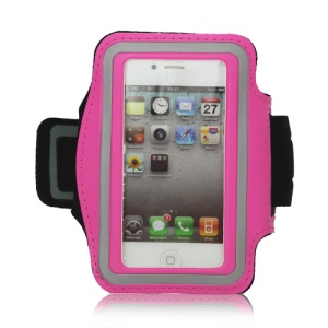 Gym Running Sport Armband Case for iPhone 4 4S - Rose