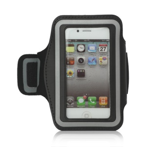 Gym Running Sport Armband Case for iPhone 4 4S - Black