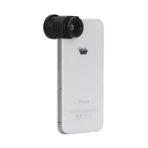 3 in 1 Clip-On Fish Eye Lens + Wide Angle + Macro Lens for iPhone 4 4S