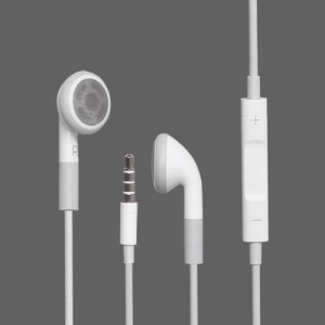 3.5mm Stereo Earphone Headphone with Remote and Mic for iPhone 4S (OEM)