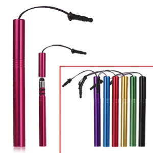 3.5mm Plug Soft Stylus Touch Pen for iPhone iPad iPod Touch HTC Samsung