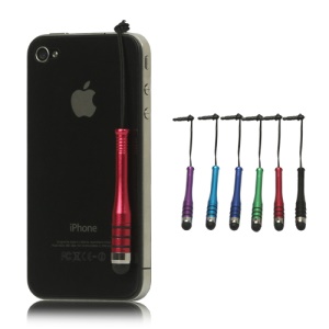 3.5mm Capacitive Stylus Touch Pen with Pentagon Opening Tool for iPhone 4 4S