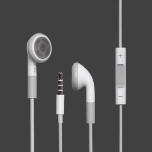Earphone Headset with Remote and Mic for iPhone 4 4S with Packaging (OEM)