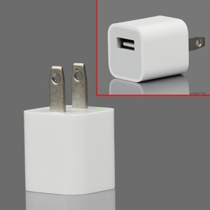 Original Material Apple iPhone/iPod USB Power Adapter A1265 - US Plug