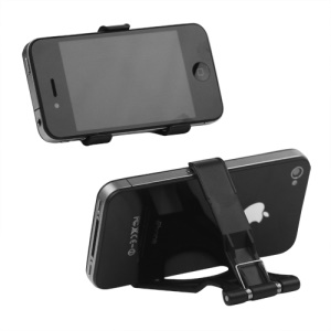 Portable Claw Style Holder for iPhone 5 4S 4 3GS 3G iPod Touch Samsung i9100 etc - Black