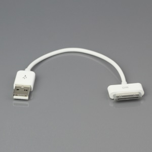 USB Data Sync Power Charge Cable for Apple iPad iPhone iPod, Length: 17cm