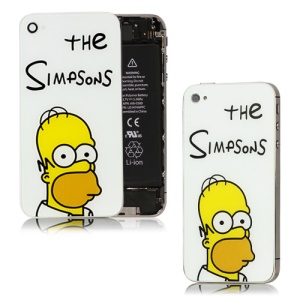 The Simpsons Back Cover Housing Replacement for iPhone 4S