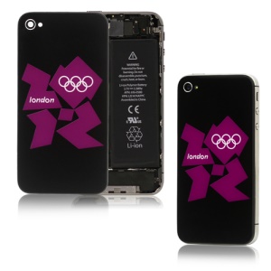 London 2012 Olympics iPhone 4S Housing with 2 Screwdrivers - Black
