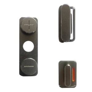 Original 3 in 1 Complete Side Button Set for iPhone 4S and  iPhone 4 CDMA/Verizon (Power + Volume + Mute Switch)