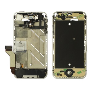 Middle Metal Plate Faceplates Frame Assembly Replacement for iPhone 4S - Silver