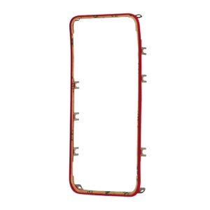 Plastic Touch Screen Digitizer Frame Bezel for iPhone 4S - Red