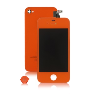 iPhone 4S Conversion Kit (LCD Assembly + Housing + Home Button) - Brownish Red